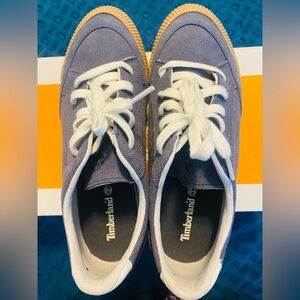 Brand New Ladies Timberland Sneakers - Blue and Cream